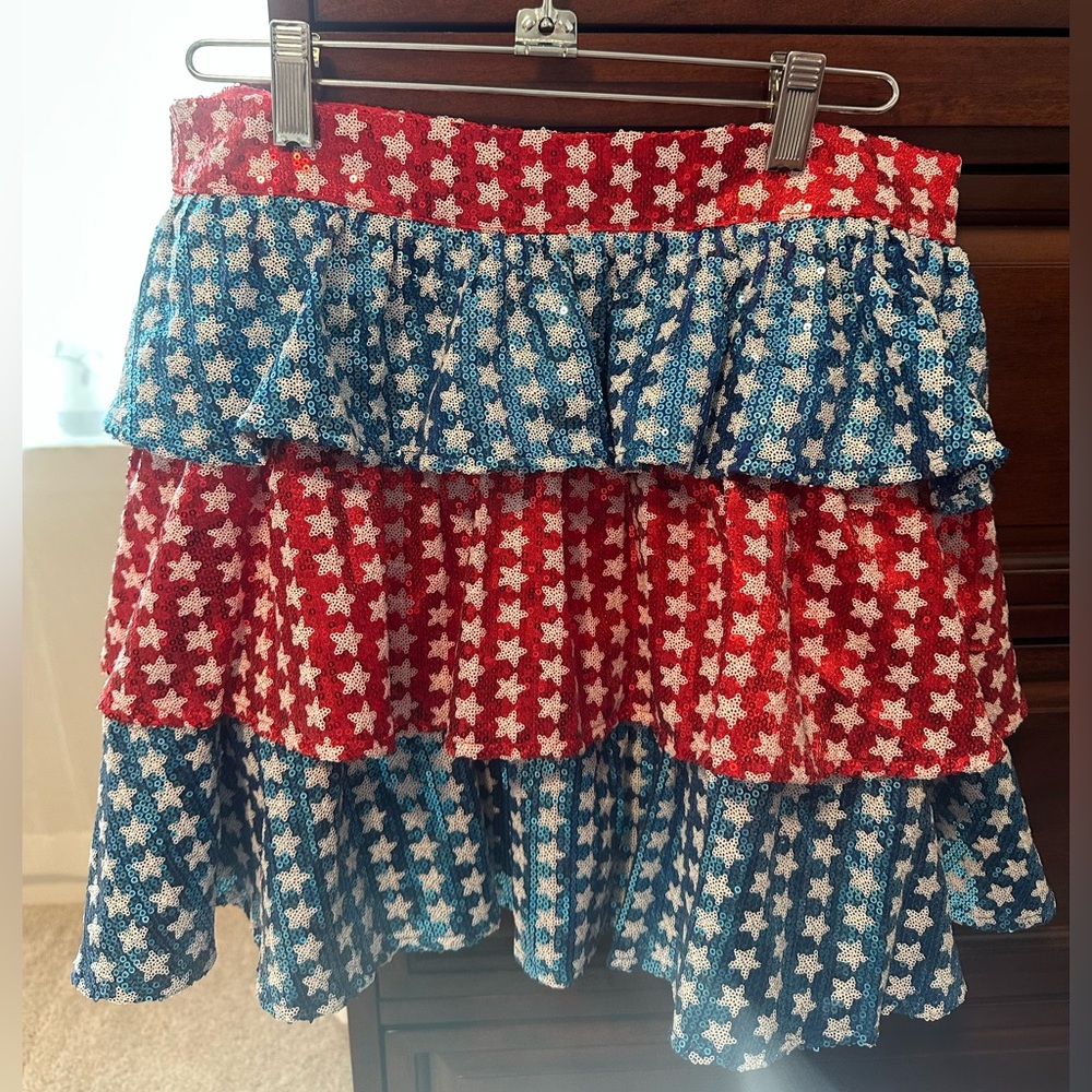 Queen of Sparkles Patriotic Skort (NWT)